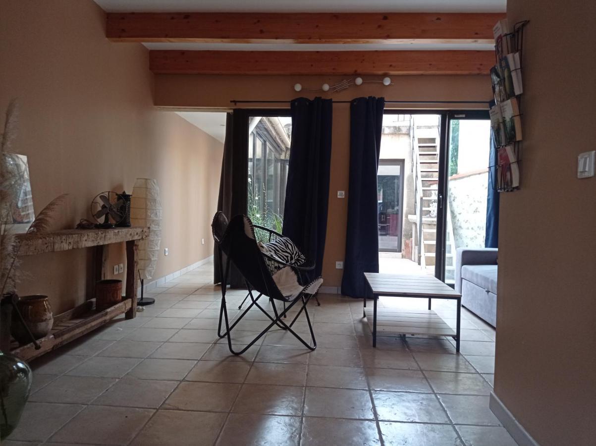 Maison De Charme Avec Patio Et Terrasse De Toit Estagel Zewnętrze zdjęcie