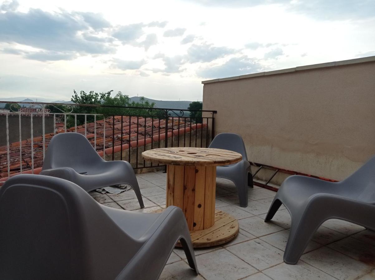 Maison De Charme Avec Patio Et Terrasse De Toit Estagel Zewnętrze zdjęcie